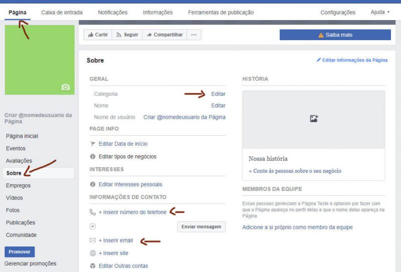 Informações sobre a empresa Facebook