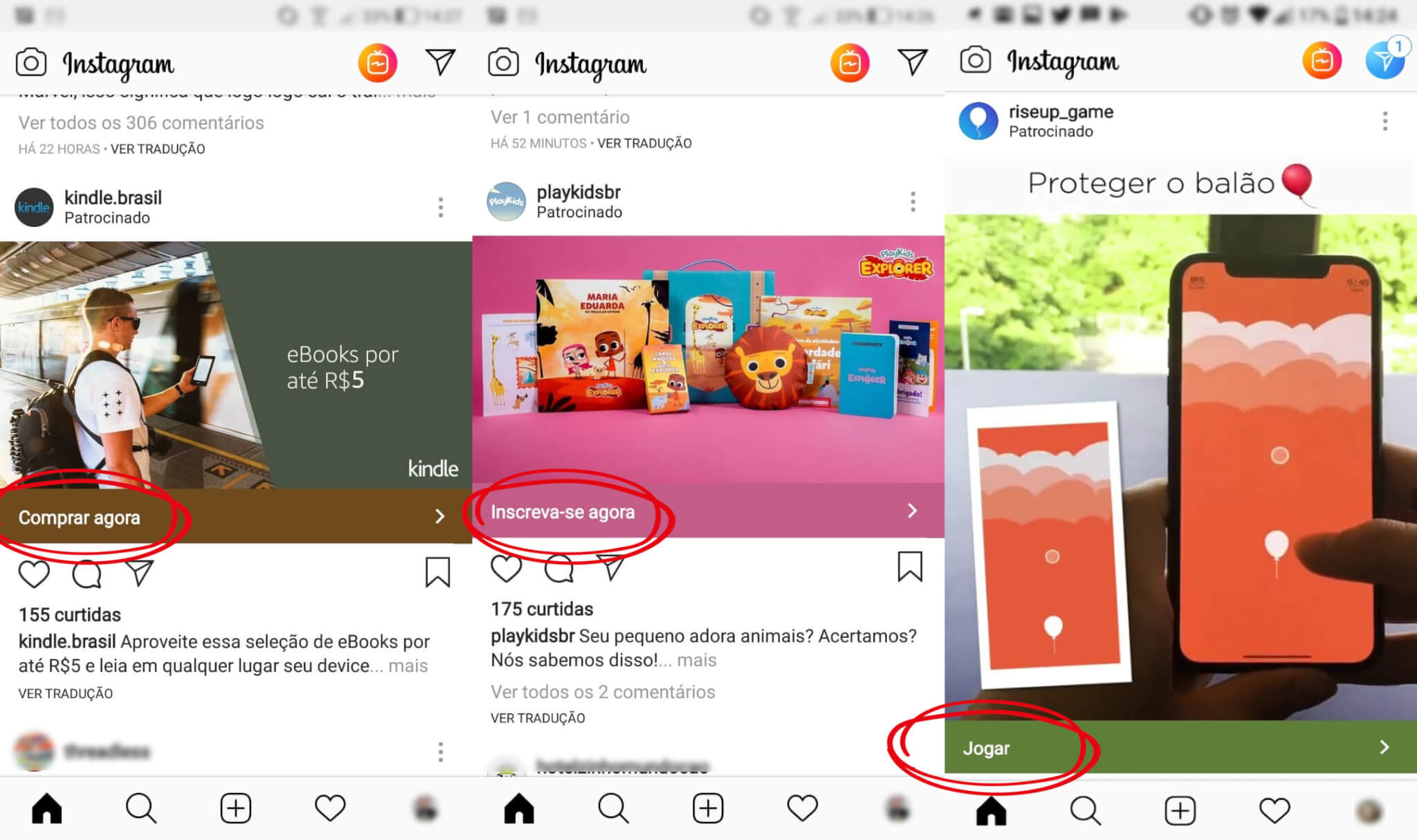 Anúncios Instagram Feed