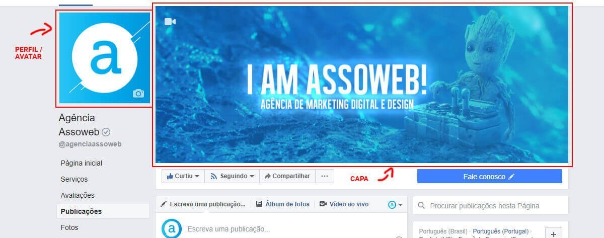 Personalizar avatar perfil capa facebook